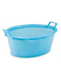 BACINELLA OVALE IN PLASTICA 42 LT COLORI ASSORTITI PLASTIME su TreG...