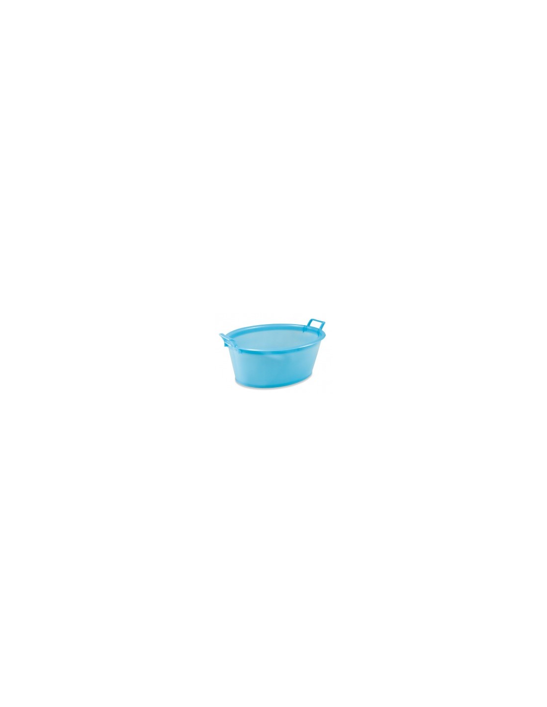 BACINELLA OVALE IN PLASTICA 42 LT COLORI ASSORTITI PLASTIME su TreG...