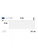 SERIE LUMINOSA 66281 TENDA 500LED BIANCO CALDO su TreG Ingrosso