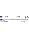 CATENA 20M NTL6 NASTRO MINICLUSTER Ø6CM 1000 MICROLED BIANCO CALDO ...