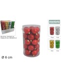 CONF 25 SFERE 6CM ASSORTITO
