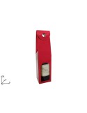 BOX PORTABOTTIGLIA ROSSO METALLIZZATO