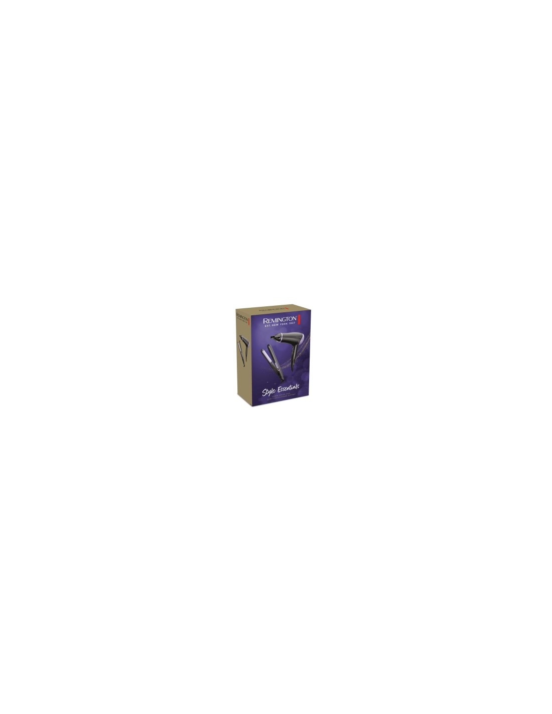 REMINGTON SET PHON 2000W + PIASTRA CAPELLI, NERO/VIOLA, D3016GP