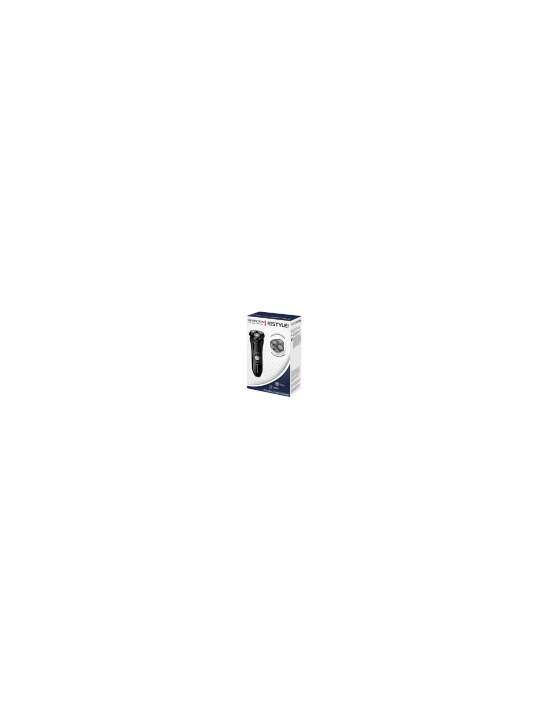 Remington R3002 Rasoio Elettrico Uomo con 3 Testine Rotanti e Trimmer Nero/Grigio