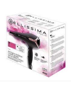 Bellissima K9 2500 - Phon 2300W con Tecnologia a Ioni, 2 Velocità, 3 Temperature, Accessori Inclusi