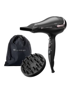 Bellissima K9 2500 - Phon 2300W con Tecnologia a Ioni, 2 Velocità, 3 Temperature, Accessori Inclusi