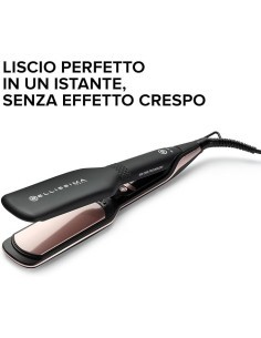 Bellissima Imetec XL ION – Piastra per Capelli Lisci, Piastre Larghe, Ionizzatore, Ceramica e Cheratina