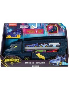 Fisher-Price DC Batwheels Bat-Autotreno con Veicolo Bam Batmobile