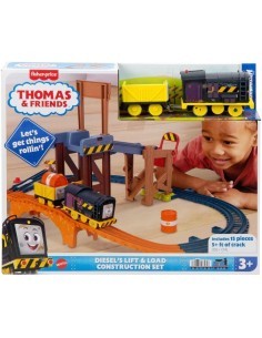 Il Trenino Thomas – Pista Cantiere di Diesel con 2 Veicoli Motorizzati e Accessori
