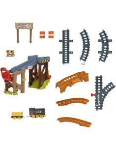 Il Trenino Thomas – Pista Cantiere di Diesel con 2 Veicoli Motorizzati e Accessori