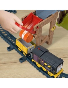 Il Trenino Thomas – Pista Cantiere di Diesel con 2 Veicoli Motorizzati e Accessori
