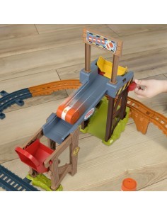 Il Trenino Thomas – Pista Cantiere di Diesel con 2 Veicoli Motorizzati e Accessori