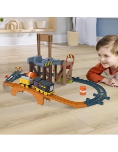 Il Trenino Thomas – Pista Cantiere di Diesel con 2 Veicoli Motorizzati e Accessori