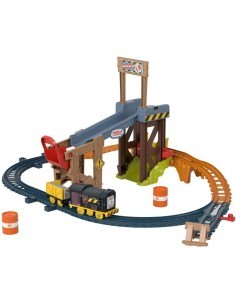 Il Trenino Thomas – Pista Cantiere di Diesel con 2 Veicoli Motorizzati e Accessori