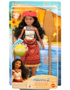 Disney Oceania 2 – Bambola Vaiana Cantante con Musica Multilingue e Accessori