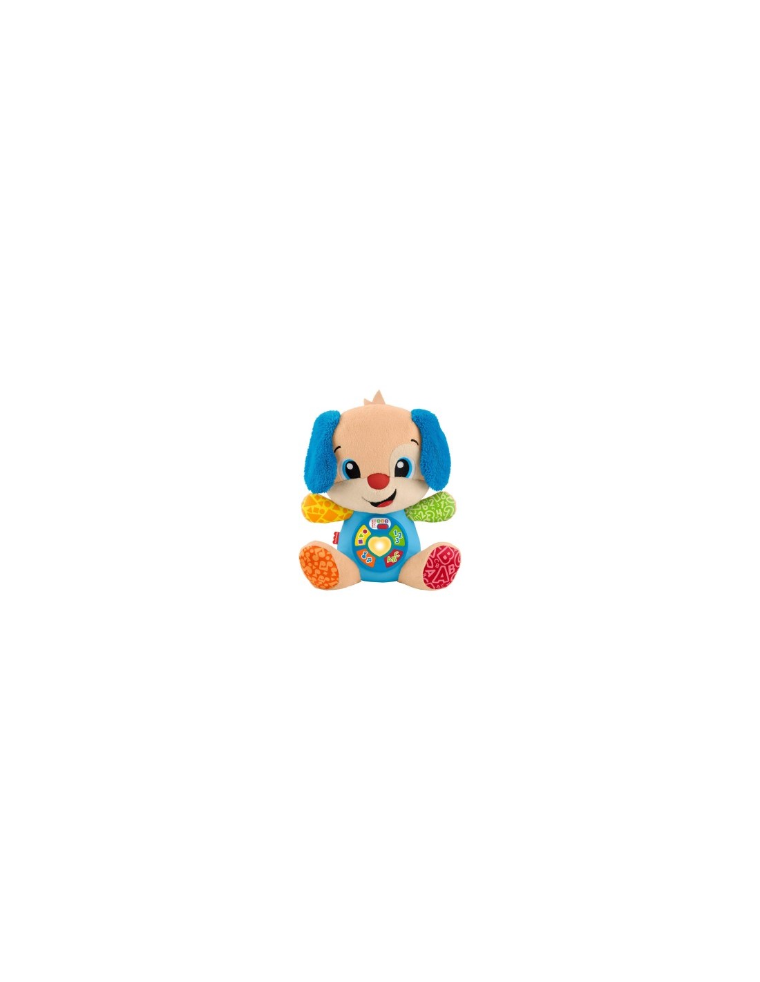 Fisher-Price – Cagnolino Ridi e Impara Smart Stages Multilingue, Peluche Musicale Interattivo 6+ mesi