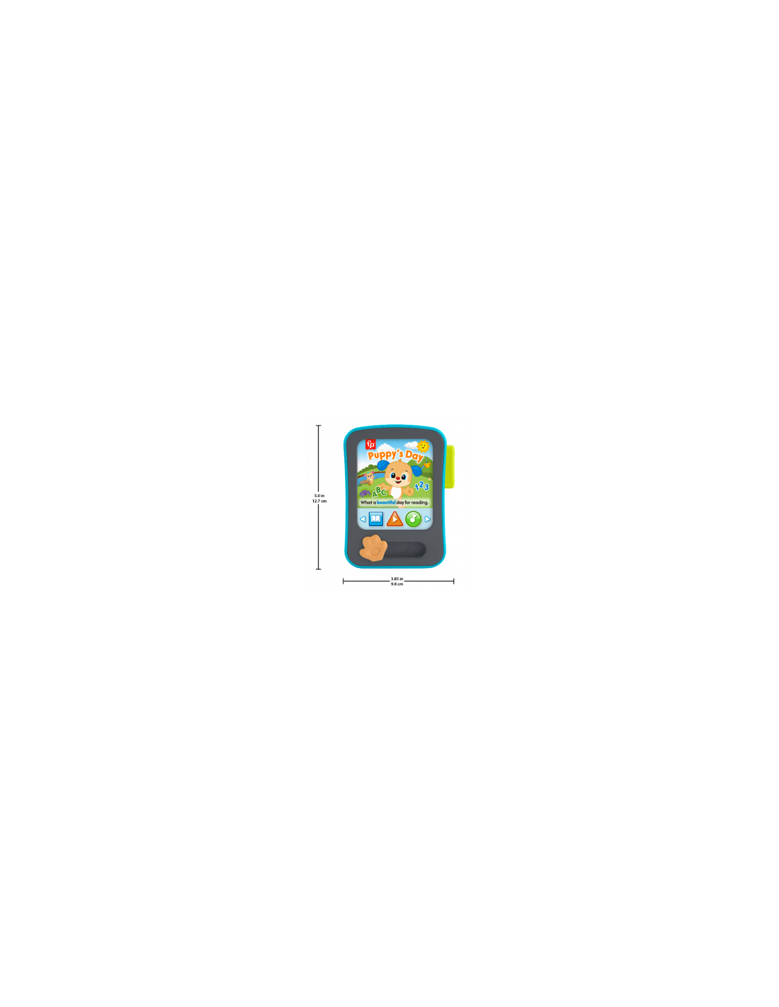 Fisher-Price – Tablet delle Storie Cagnolino Ridi e Impara, Giocattolo Educativo Multilingue 6+ mesi