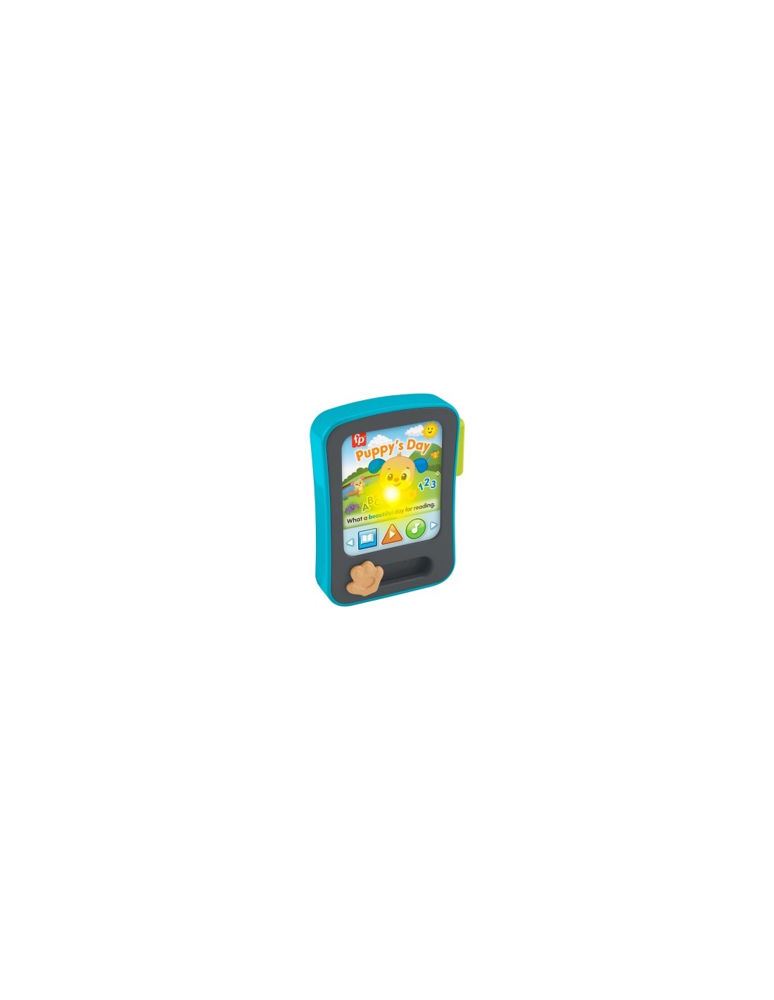 Fisher-Price – Tablet delle Storie Cagnolino Ridi e Impara, Giocattolo Educativo Multilingue 6+ mesi