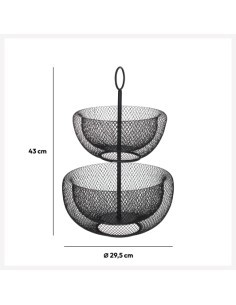 ALZATA PORTAFRUTTA 2PIANI 160711 su TreG Ingrosso