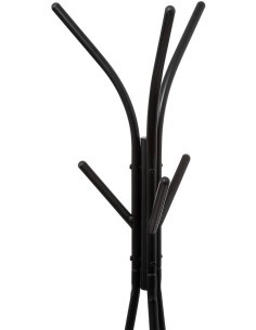 Appendiabiti Jano 6 ganci 5five in metallo e legno nero