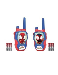 WALKIE-TALKIE SPIDEY COPPIA, GIOCO PER BAMBINI, COMUNICAZIONE A DISTANZA, MARVEL