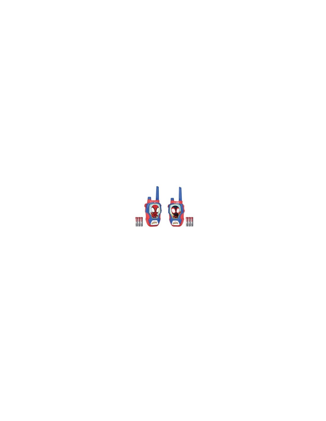 WALKIE-TALKIE SPIDEY COPPIA, GIOCO PER BAMBINI, COMUNICAZIONE A DISTANZA, MARVEL