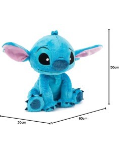 SIMBA, PELUCHE STITCH, DISNEY LILO & STITCH, MORBIDO 50 CM, GIOCO BAMBINI 0+