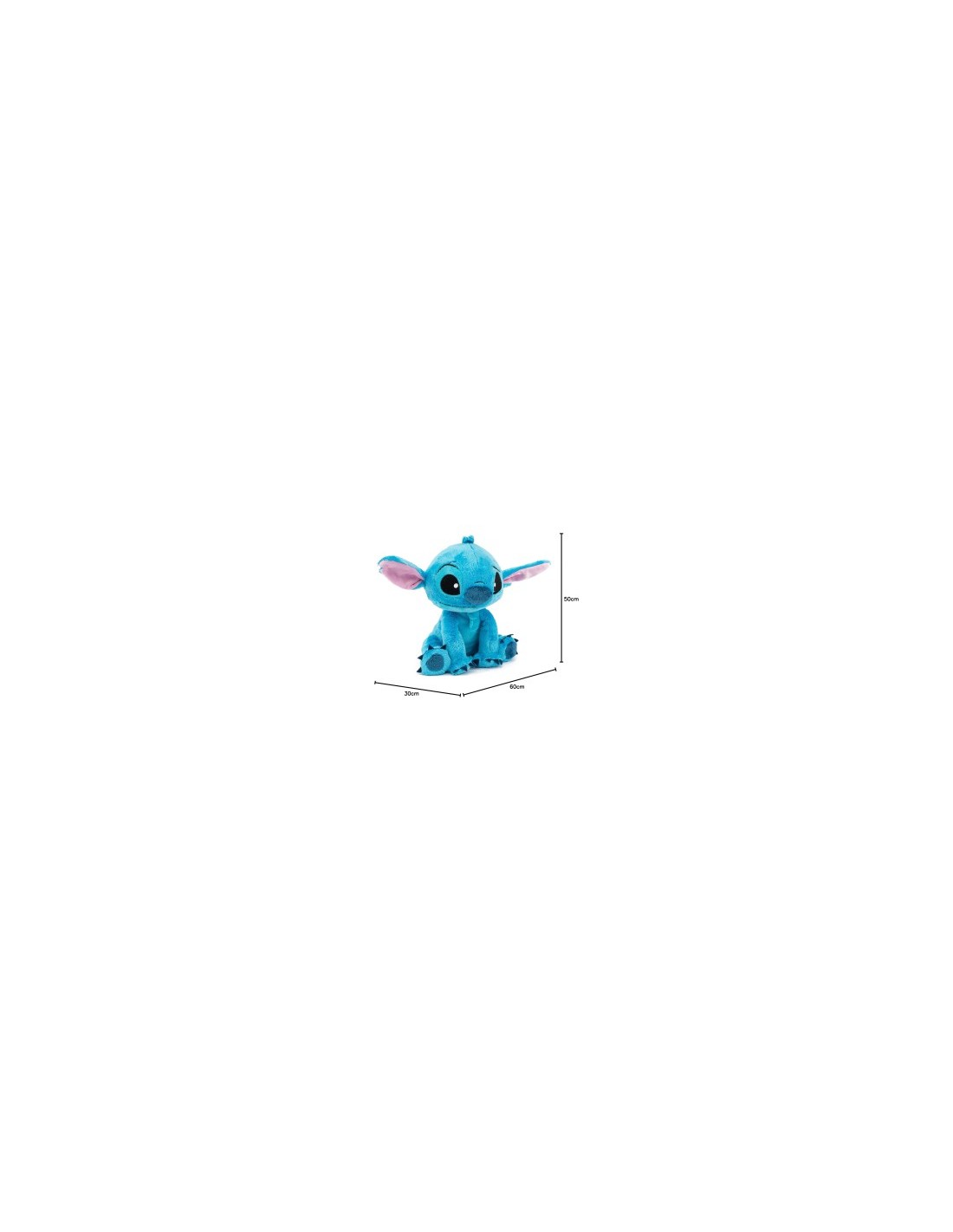 SIMBA, PELUCHE STITCH, DISNEY LILO & STITCH, MORBIDO 50 CM, GIOCO BAMBINI 0+
