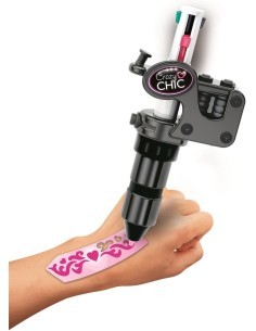Clementoni Crazy Chic My Tattoo Lab gioco creativo bambine 6+ anni kit tatuaggi temporanei
