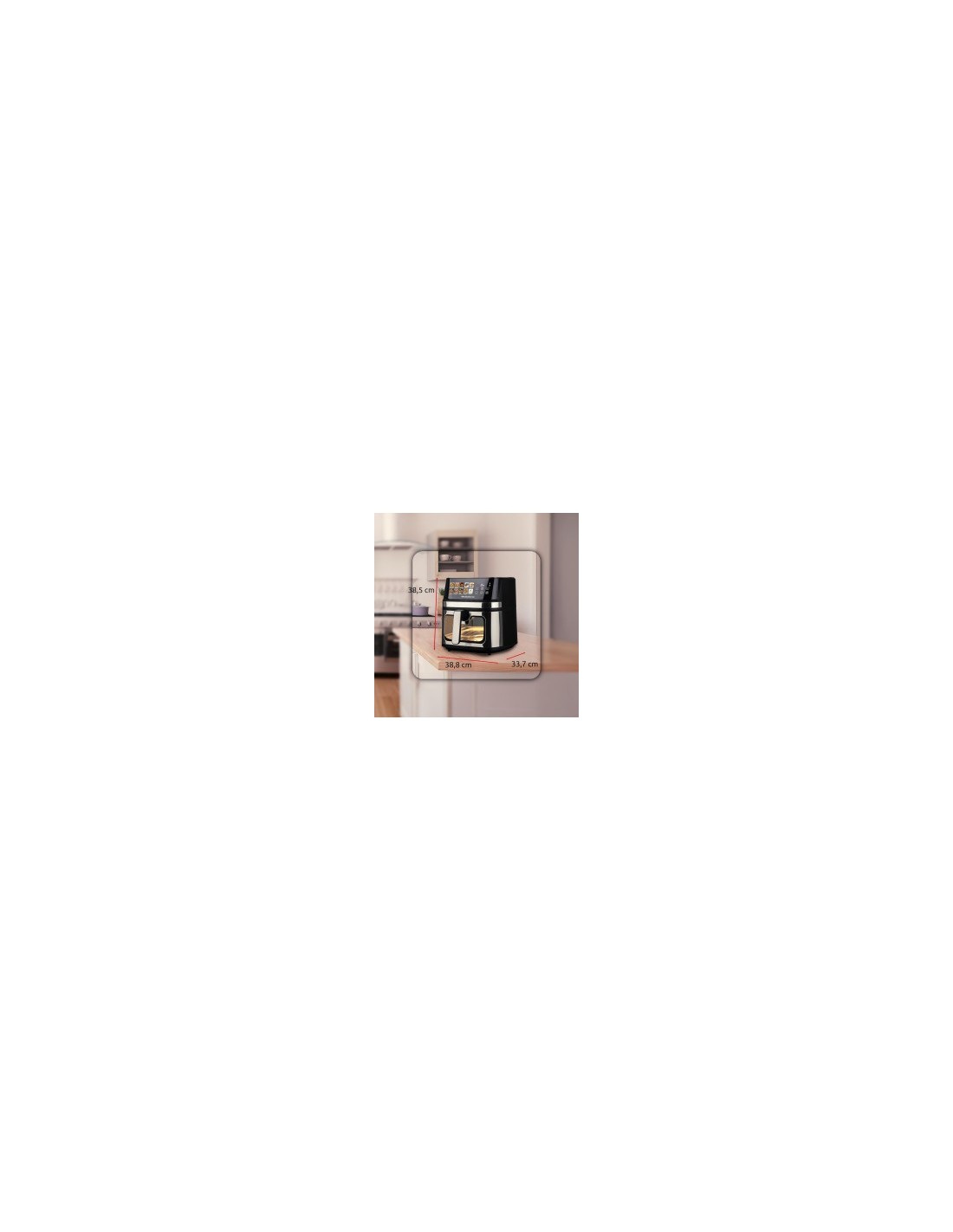 Melchioni Family Gaia Plus friggitrice ad aria 8L doppia resistenza 2200W