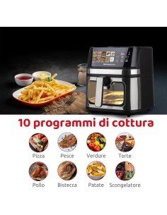 Melchioni Family Gaia Plus friggitrice ad aria 8L doppia resistenza 2200W