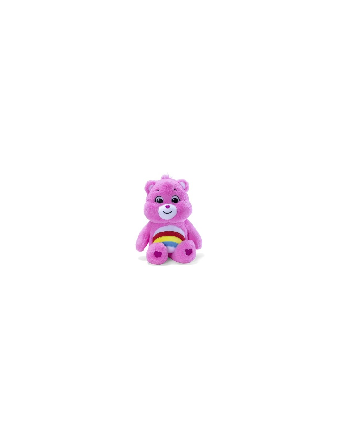 SIMBA, CARE BEARS ALLEGRORSA, ORSETTO CUORE, PELUCHE 35 CM, ROSA, GIOCO BAMBINI 0+