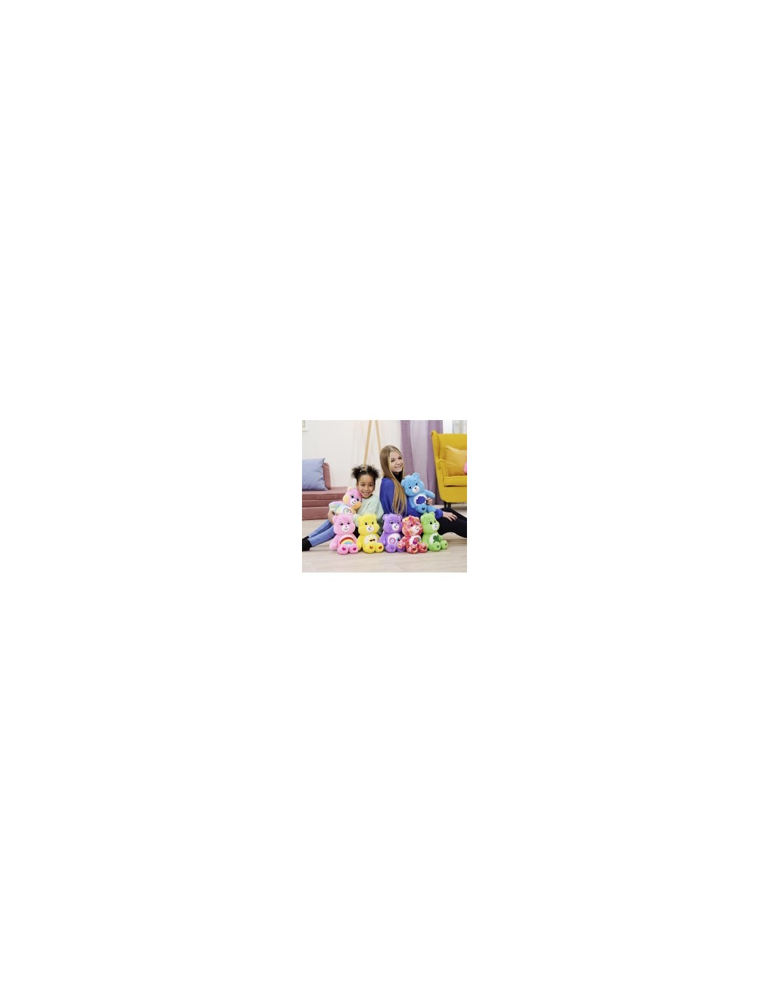 CARE BEARS, ORSETTO BRONTOLO, PELUCHE 35 CM, GIOCO BAMBINI 0+, COLORE BLU