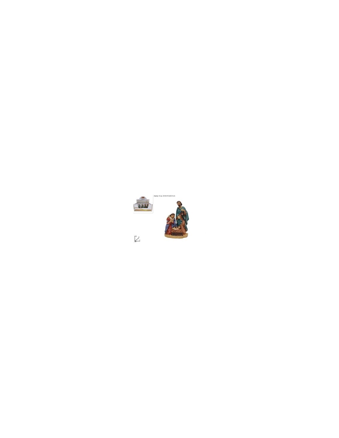 Set Natività di Natale 10cm, Presepe Natalizio Completo, Statuine Decorative, La magia di Natale per la casa