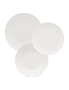 La Routine Servizio Tavola 18 Pezzi – Porcellana Elegante per 6 Persone