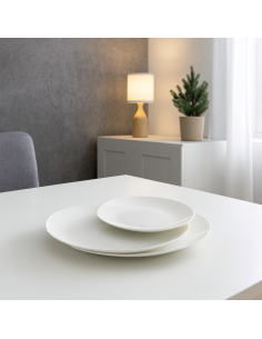 La Routine Servizio Tavola 18 Pezzi – Porcellana Elegante per 6 Persone