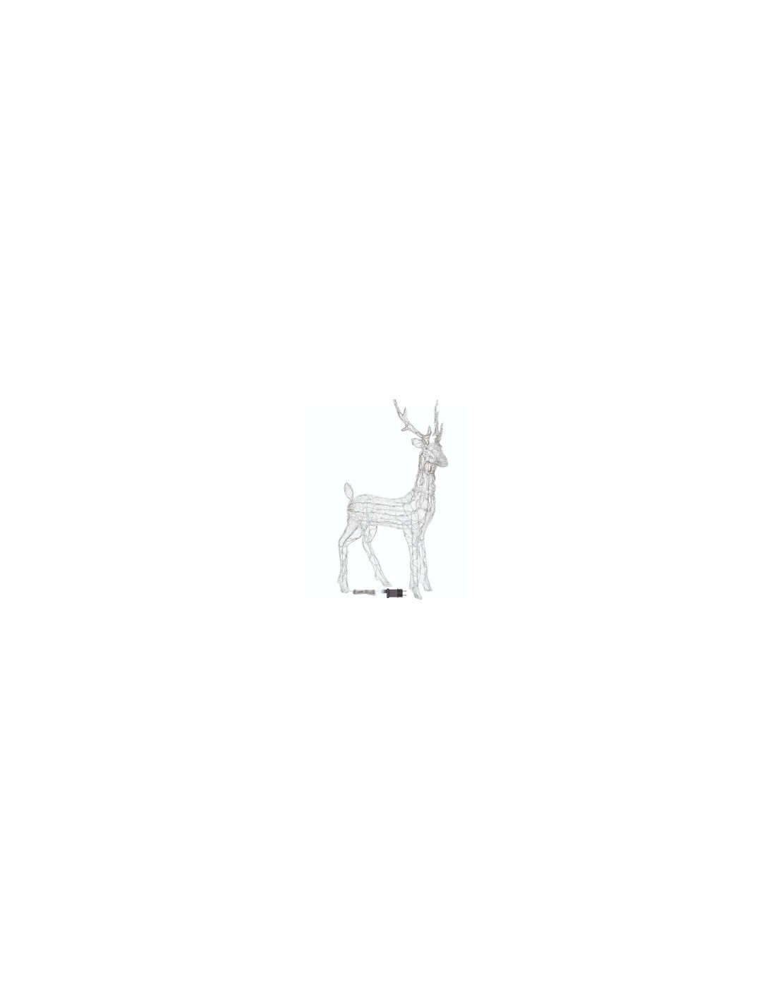 RENNA 3D 63853 105CM 180LED BIANCO su TreG Ingrosso