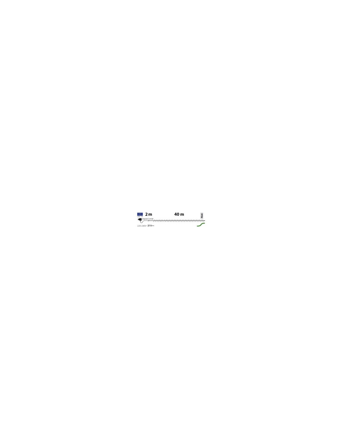CATENA LUMINOSA 46245 1000LED BIANCO CALDO su TreG Ingrosso