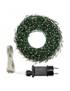 SERIE LUMINOSA 67714 CATENA 1000MLCROLED BIANCO CALDO su TreG Ingrosso