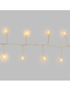 CATENA 20M NTL6 NASTRO MINICLUSTER Ø6CM 1000 MICROLED BIANCO CALDO ... 2