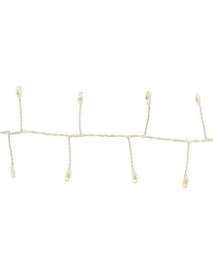 CATENA 20M NTL6 NASTRO MINICLUSTER Ø6CM 1000 MICROLED BIANCO CALDO ...