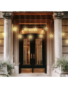 ICE CLUSTER LIGHT 500XH105CM CON 20 STELLE 620 LED BIANCO CALDO Ø5M...