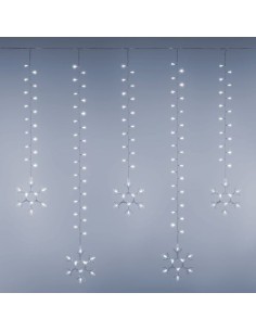 ICE CLUSTER LIGHT 500XH105CM CON 20 CRISTALLI DI NEVE 600 LED BIANC...