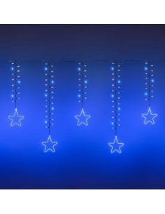 ICE CLUSTER LIGHT 500XH105CM CON 20 CRISTALLI DI NEVE 600 LED BIANC...