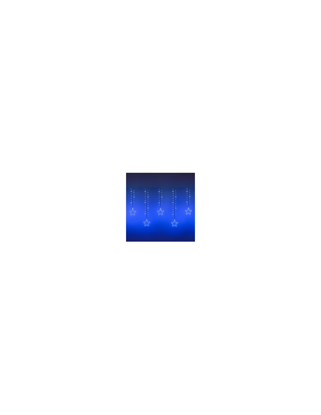 ICE CLUSTER LIGHT 500XH105CM CON 20 CRISTALLI DI NEVE 600 LED BIANC...