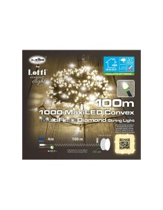 Serie Luminosa Catena 1000MaxiLED Bianco Caldo/Flash di Natale, La Magia di Natale a casa tua