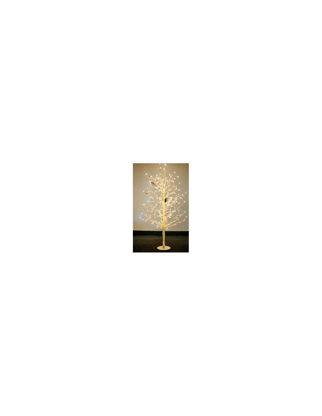 Albero Ramo Tiglio Champagne 200cm con 1120 MicroLED FlashLED