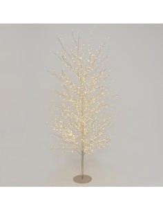 Albero Ramo Tiglio Champagne 200cm con 1120 MicroLED FlashLED