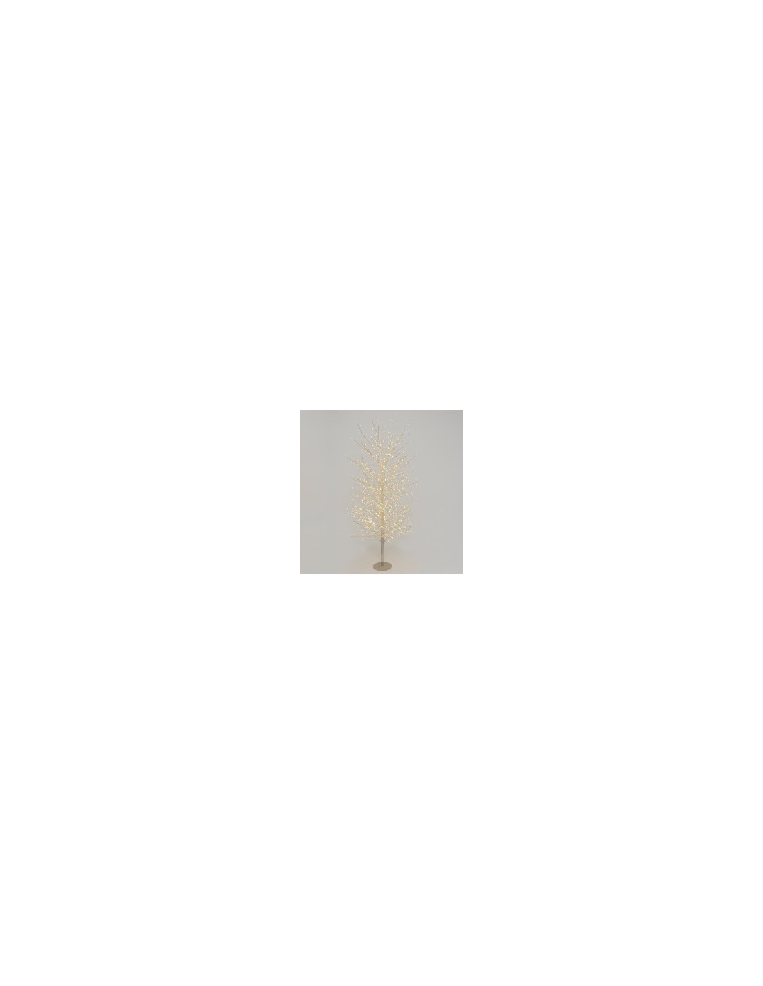 Albero Ramo Tiglio Champagne 200cm con 1120 MicroLED FlashLED