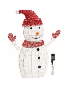 Pupazzo di Neve di Natale: La Magia di Natale con Illuminazione Personalizzabile
